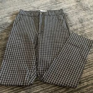 hollister plaid trouser